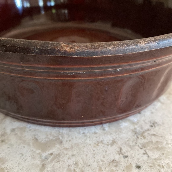 REPLACEMENT LID~FOR 1940’s USA~McCOY POTTERY~DEEP BROWN~STONEWARE~DUTCH OVEN~G22 - Picture 7 of 7